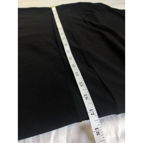 Vintage Boston Proper Women's Sleeveless Shift Dress M Black Little Black Dress - Picture 5 of 6